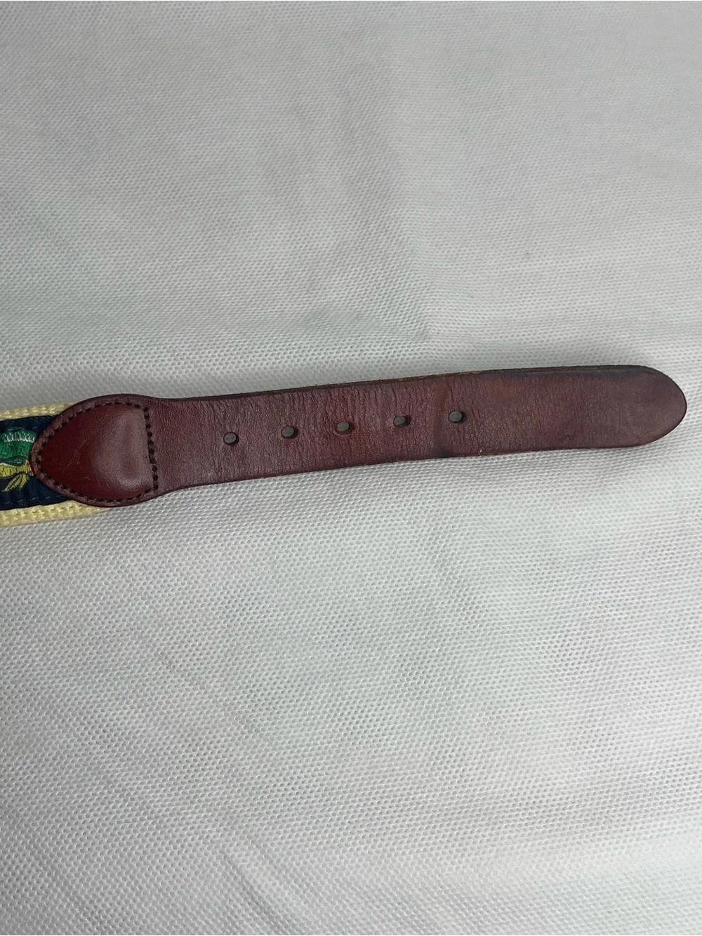 Leather Man Ltd Premium Top Grain Leather Golf Belt Size 40 Mahi Mahi Fish Blue